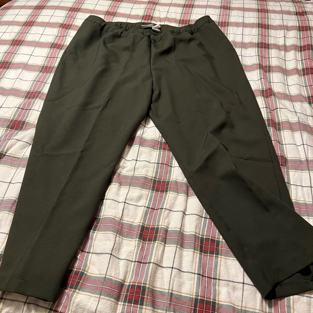 Bend Over Green Slacks